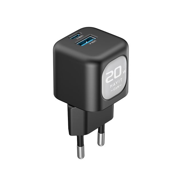 HAVIT - Cube Series PD20W 2 Port Wall Charger