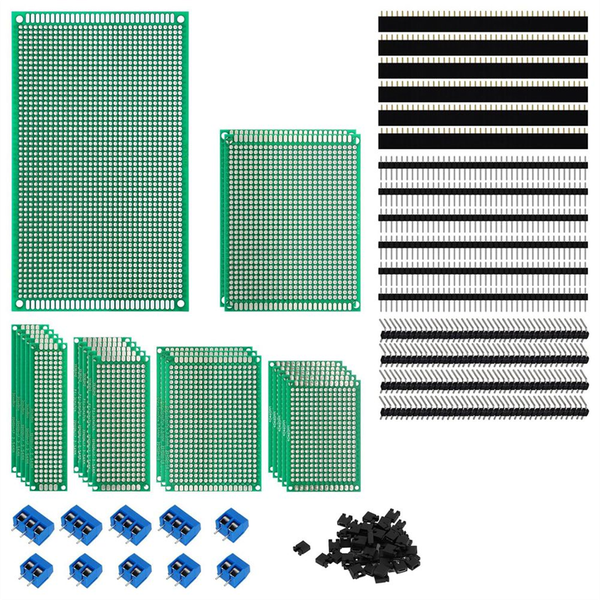 147-Piece Pcb Circuit Board Prototype Kit - Compatible with None
