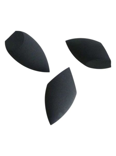 3 Pack - Mini Teardrop Assorted Makeup Sponges - Black
