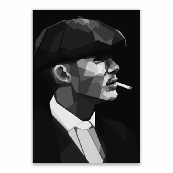 Thomas Shelby Black Pop Art Poster - A1