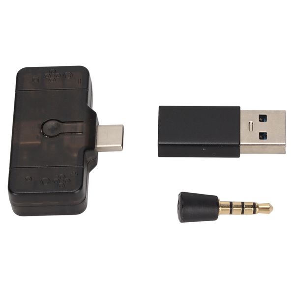 Bluetooth Transmitter Compatible with PS4/PC (Black)