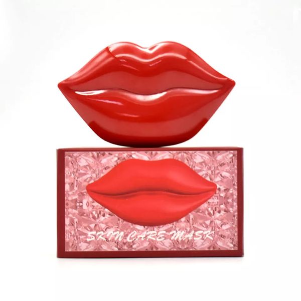 BD -Rose Hydrogel Moisturizing, Lip Lines Enhance &amp; Plumping Lip Mask 20 Piece