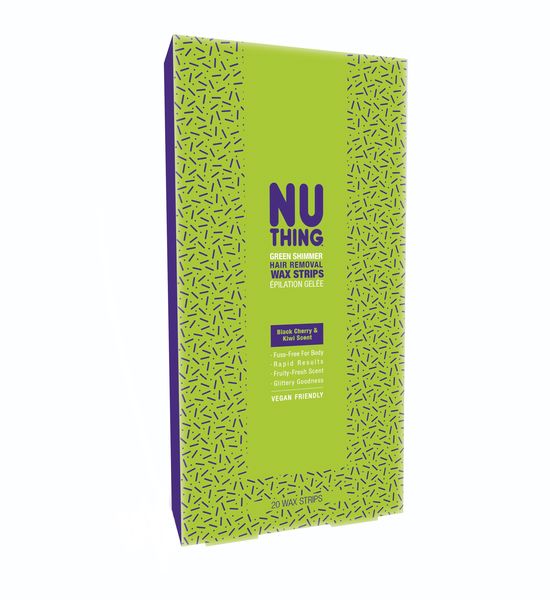 Nuthing Green Shimmer Wax Strips