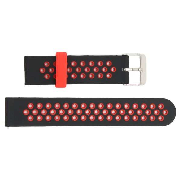 Black/Red Breathable Band Compatible With Amazfit GTR 3