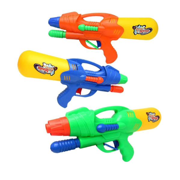Pack of 3 - Kiddies Small Fun Water Guns 35cm each