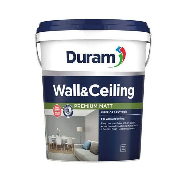 Duram Wall &amp; Ceiling Paint Premium Matt- 20L