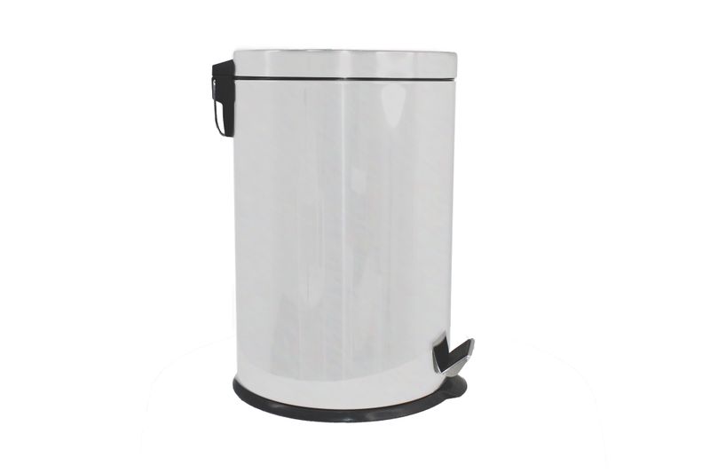 2 Piece Drip-free Stainless Steel Pedal Bin with Removable Inner Bucket 3L