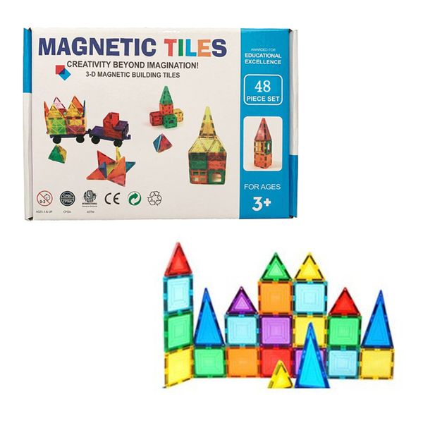 Olive Tree - Magnetic Tiles 48 Piece Set