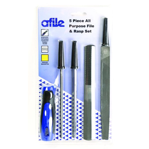 Afile - File Set - 5 Piece - Blister - No.1 - Model D150F5