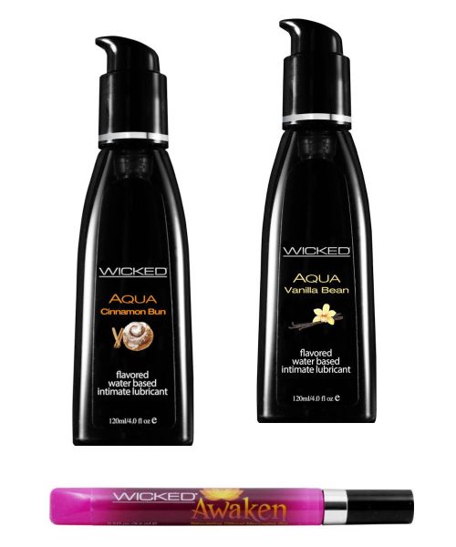 Wicked Awaken Clitoral Gel w Vanilla Bean &amp; Cinnamon Bun Lubes Lubricants