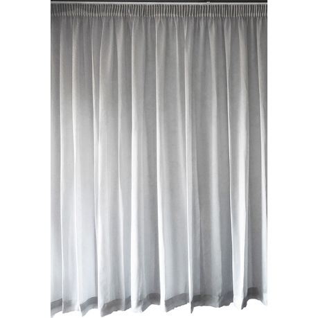 Matoc Readymade Curtain Taped Sheer Mystic Voile Grey 230cmwx218cmh ...