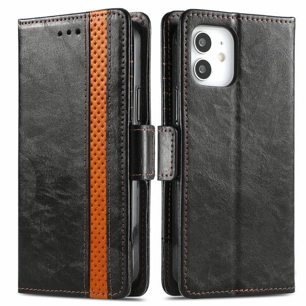 Leather Case Compatible With iPhone 12 Pro Max Flip Wallet Back Cover