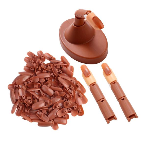 Acrylic Manicure Beginner Practice Tool Kit with 100 Replacement Nail