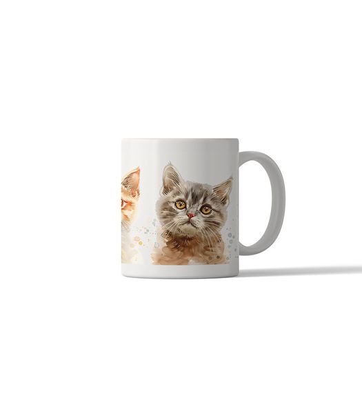 Cat Portrait 11oz DSG72 Printed Coffee Mug Gift