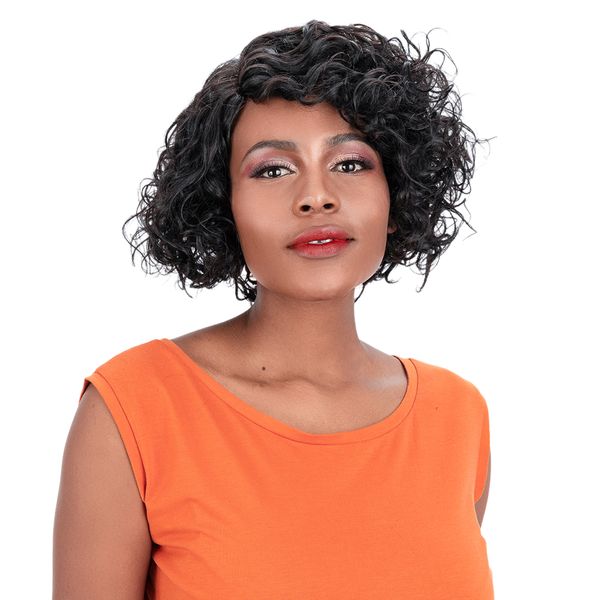Wig Joedir Virgin Brazilian Human Hair Hand-Tied Lace Parting Wig Lvy