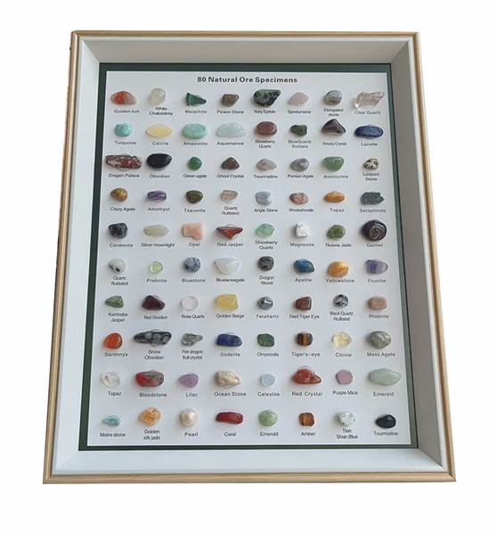 Decor 80 Kinds Natural Mineral Specimen Frame Stone Bedroom Ornaments