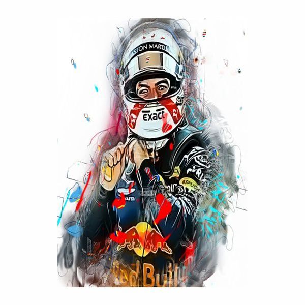Max Verstappen Painting Poster - A1