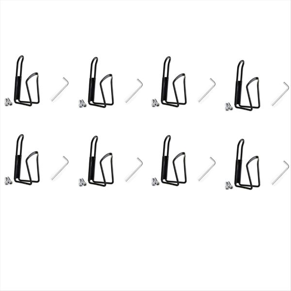 Black Bicycle Bottle Cage Compatible with Any Standard Water Bottle
