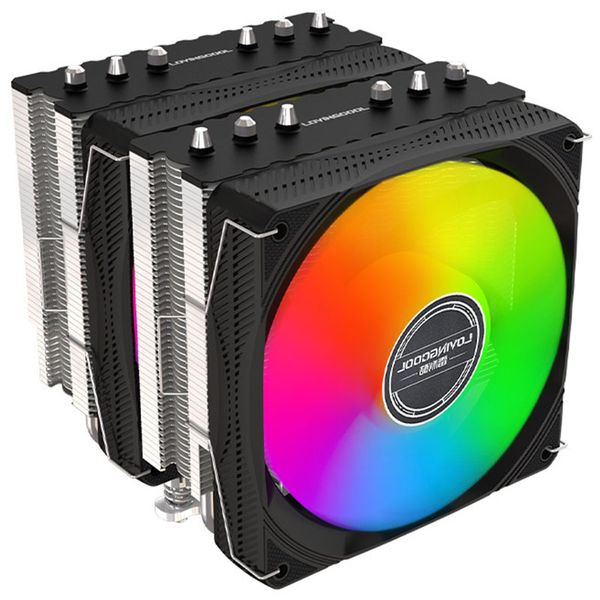 RGB CPU Air Cooler Dual Tower Air Cooling for AMD AM4/AM5 Intel 1700/1200