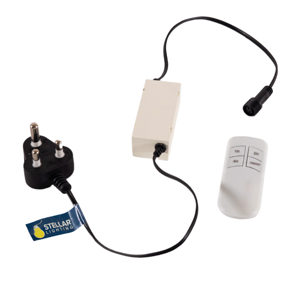 Stellar Lighting Classic Remote On/Off Switch and Timer for String Light