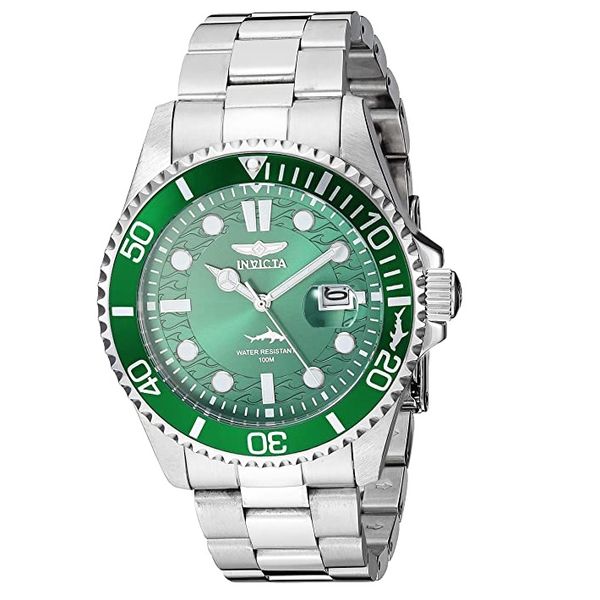 Invicta - Pro Diver Green Shark Watch