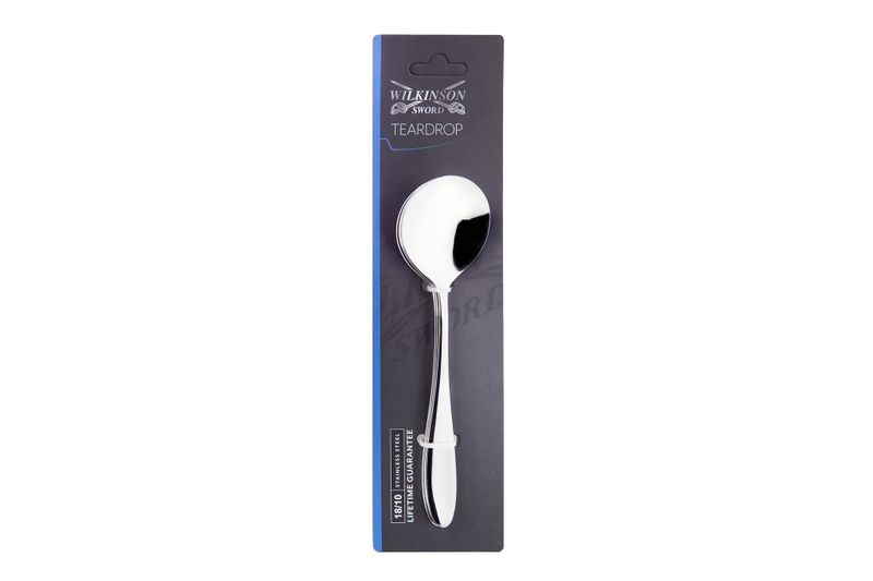 Wilkinson Sword Teardrop Soup Spoons Set of 4 on Hangtag - Set 0f 6