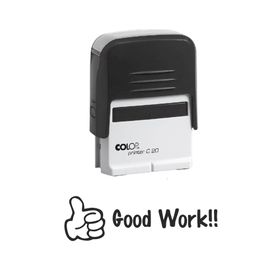 Colop C20 Self Inking Rubber Stamp - Good Work! | Shop Today. Get it ...