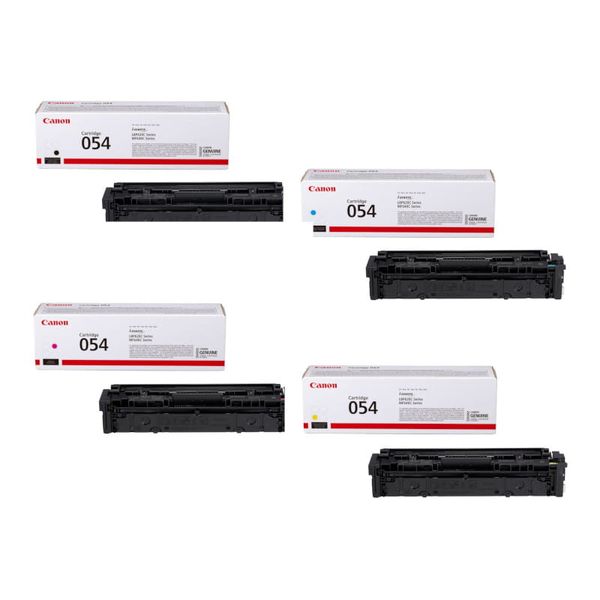 Canon 054 Black Cyan Magenta Yellow Original Toner Multipack - 054