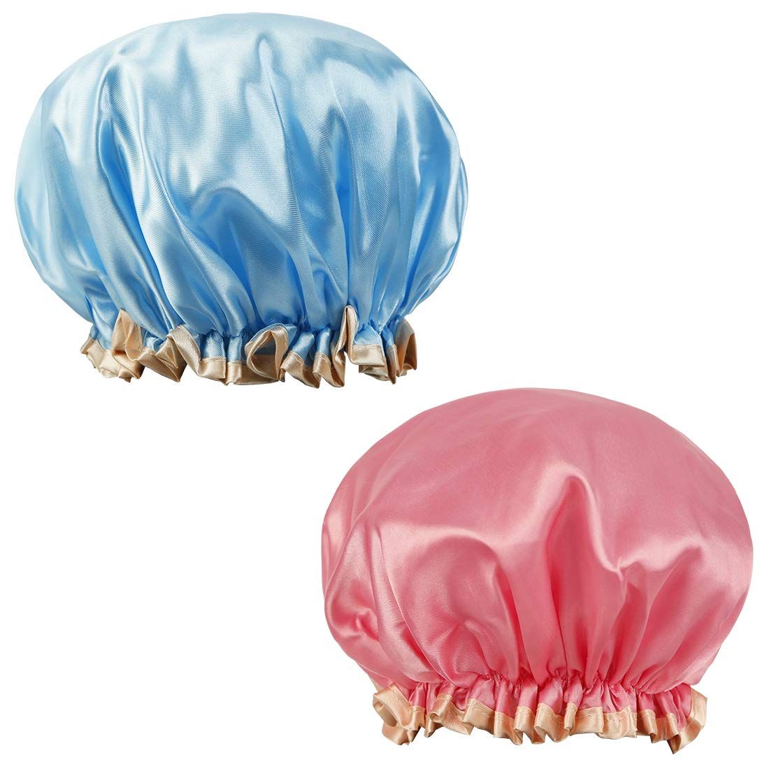 Satin Shower Cap Double Lined Pack of 2 Shop Today. Get it