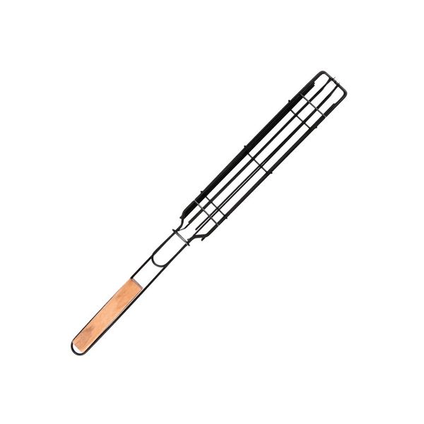 Fashionable Wooden Handle Barbecue Net
