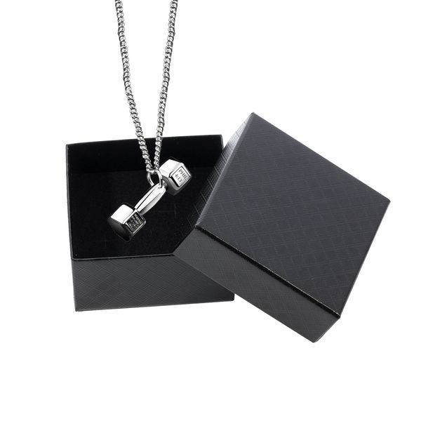 The Dumbbell Necklace 70cm With Small Gift Box