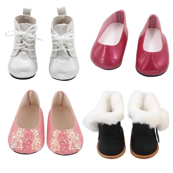 18'/46cm Soft Body Doll Shoe &amp; Boot - Pack #5