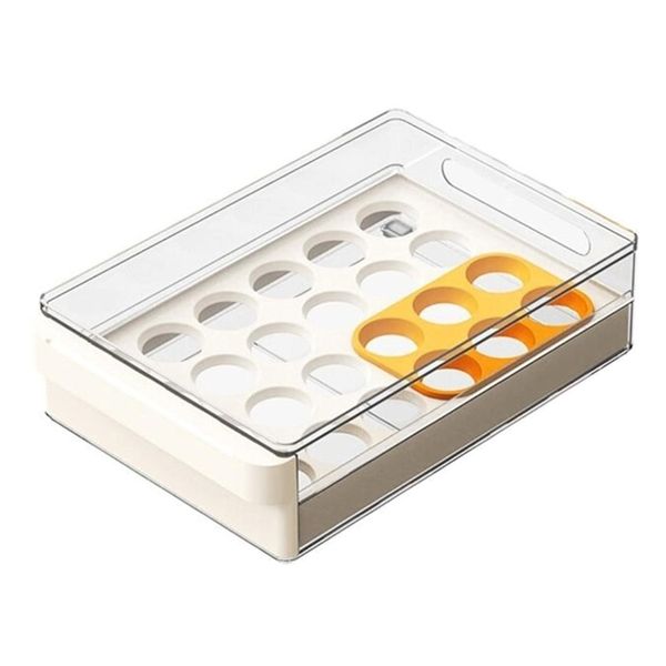 BPA Free Refrigerator Organizer Egg Holder - 24 Egg Tray
