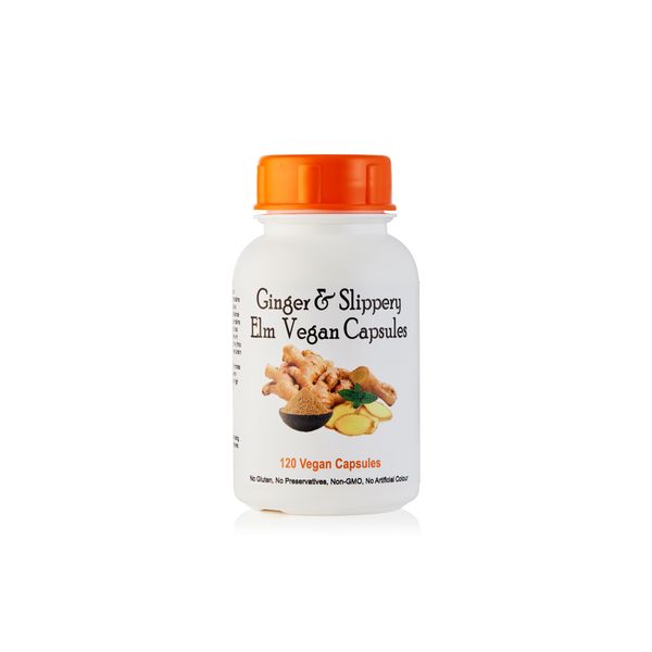Quintessential Health Ginger &amp; Slippery Elm - 120 x 400mg