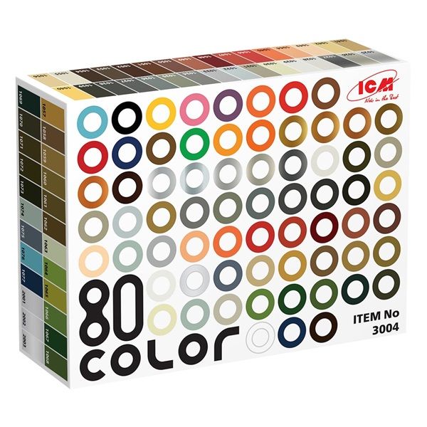 ICM 3004 80 Color Paint Set