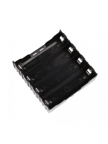 4-Slot 18650 Battery Holder With Pins - Series or Parallel