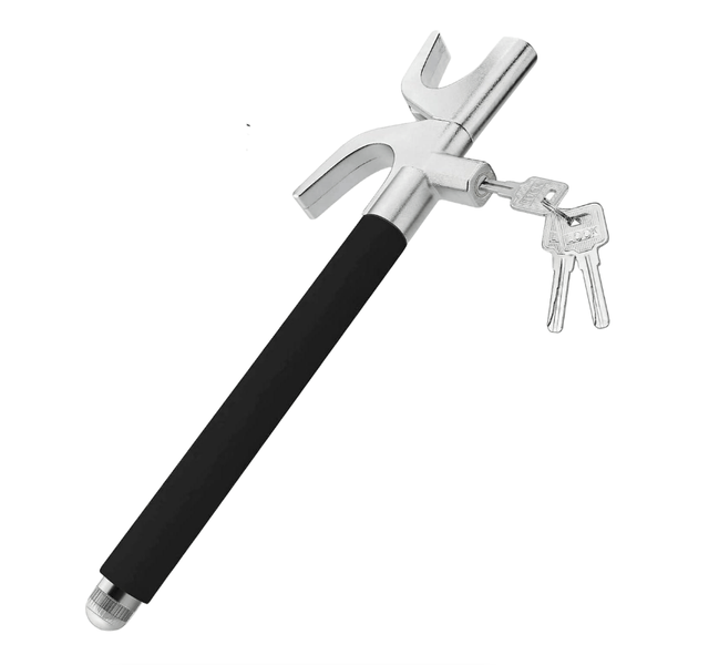 Car Steering Wheel Lock, Heavy Duty Anti-Theft Steering Wheel Lock