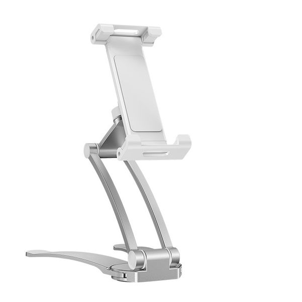 LPS 2 in 1 Stable Metal Desktop or Wall Tablet Phone Holder Stand – Silver