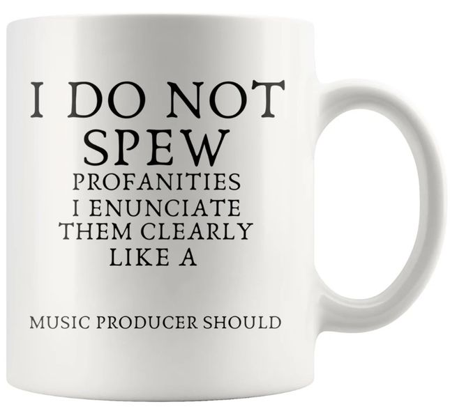 Like A Music Producer Should Birthday Christmas Graduation Gift 11Oz Mug