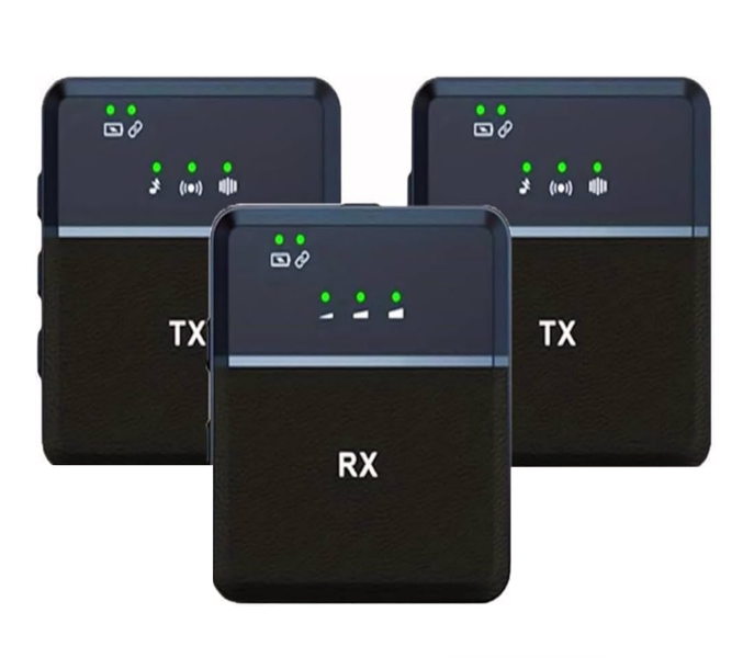 SX9 Professional Dual Wireless Microphone for vlogs, interviews. (Type - C)