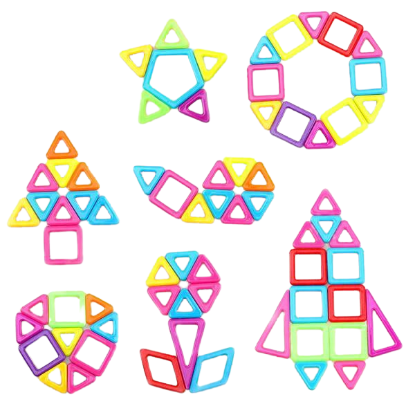 58 Piece Magnetic Mini Building Blocks F13-13-240