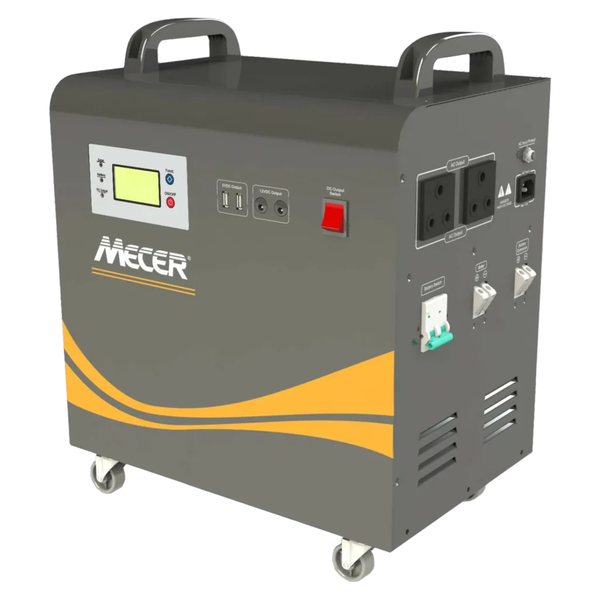 Mecer - 2kVa 24V Inverter + 2x100A Battery Pure Sine Wave
