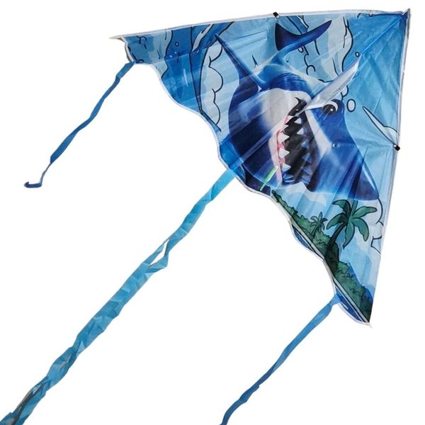Kids Shark Kite | Easy-Fly Shark Kite for Outdoor Play | Large Wind Kite