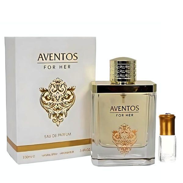 Aventos White Eau de Parfum - 100ml + Perfume Oil Gift