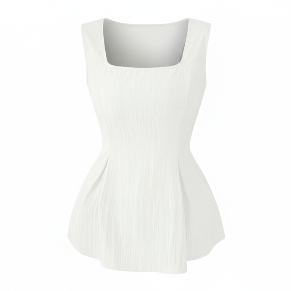 Sleeveless Top - White