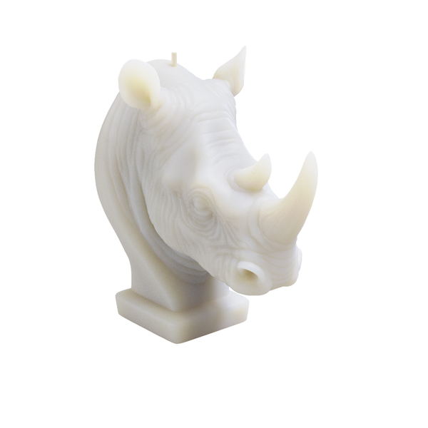 Rhino Candle 14cm Tall