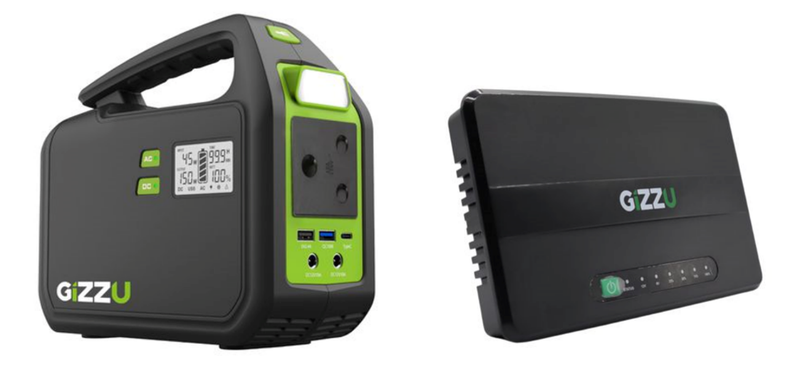 Gizzu 242Wh Portable Power Station &amp; Gizzu 30W Mini DC 32Wh UPS - Bundle