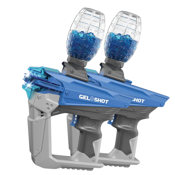 Gel Shot Blaster 2-Pack Bundle - Fully-Automatic with 10 000 Gellies Each