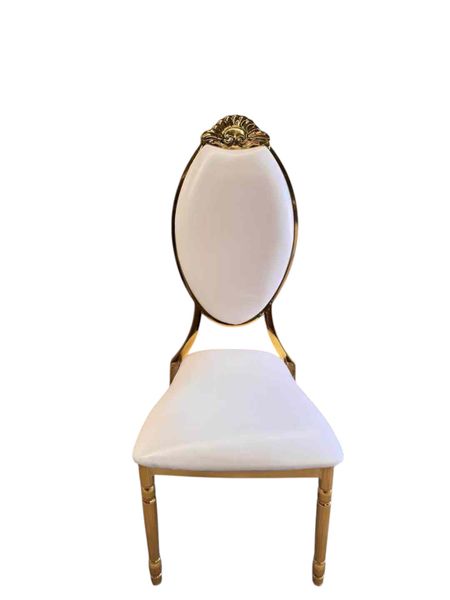 Gold Metal Dining Room Chairs - Set of 4