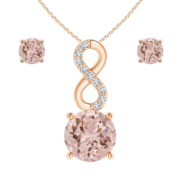 Civetta Spark Kaia Infinity Set- Vintage Rose Crystal Rose